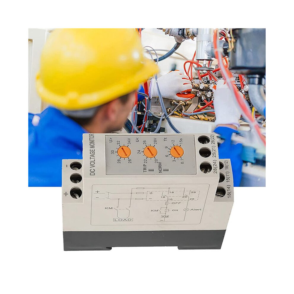 Overvoltage Undervoltage Protector Voltage Monitoring Relay Undervoltage Protector Protection Relay Dc24v 6034012381868