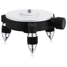 360Adjust Laser Level Adapter Rotating Base for Laser Level Tripod Connector Pivoting Base Fine Tuning Holder