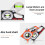 Emboadlie Portable Mechanical Inclinometer Magnetic Angle Meter Protractor Universal Slope Ruler Construction Black 3