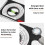 Emboadlie Portable Mechanical Inclinometer Magnetic Angle Meter Protractor Universal Slope Ruler Construction Black 4