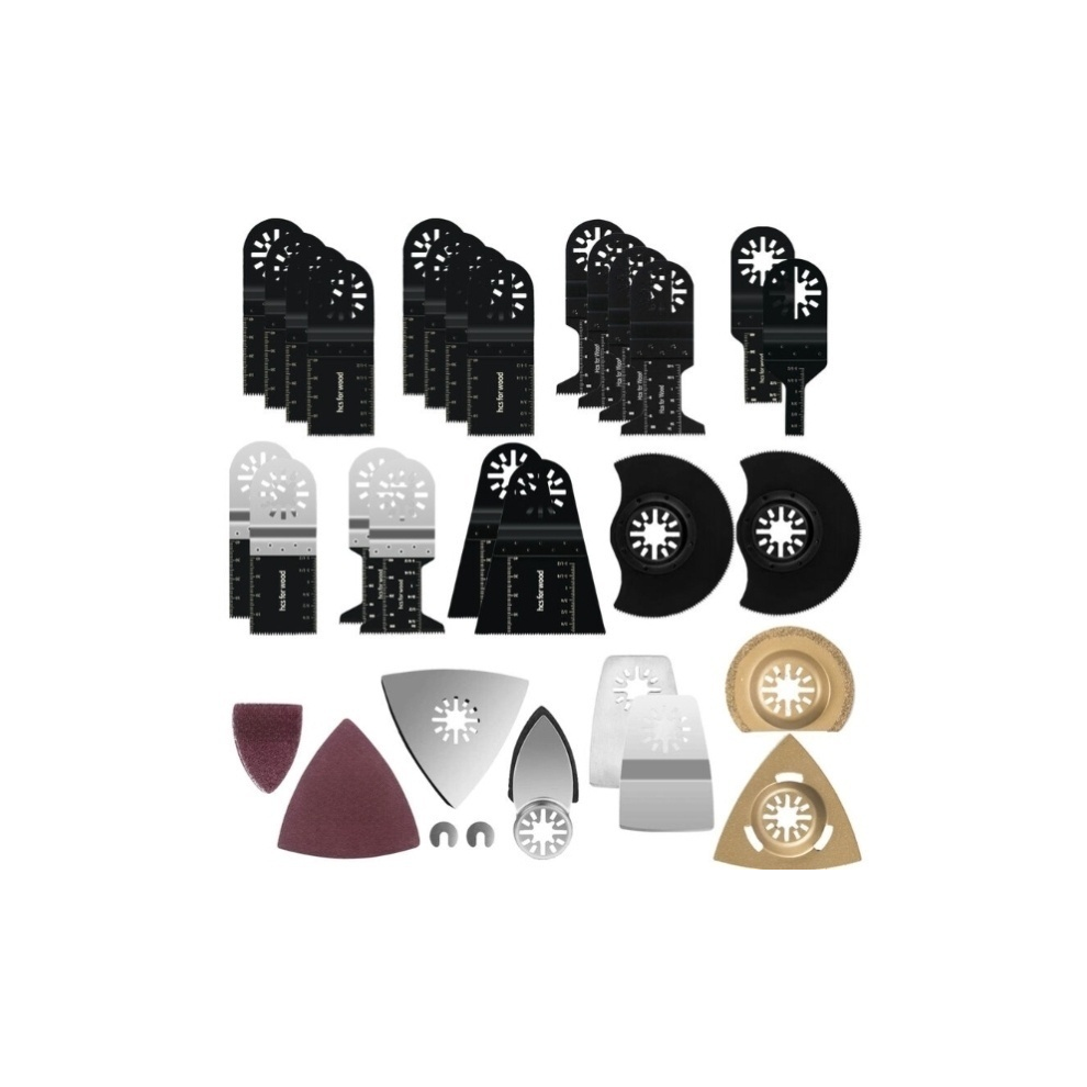 Precision Cutting Oscillating Saw Blades, Multi Tool Blades Kits with Enhance The Versatility, High Carbon Steel Blades for Wood Plastic Metal,-image-OPC-PR7QRZX-NEW