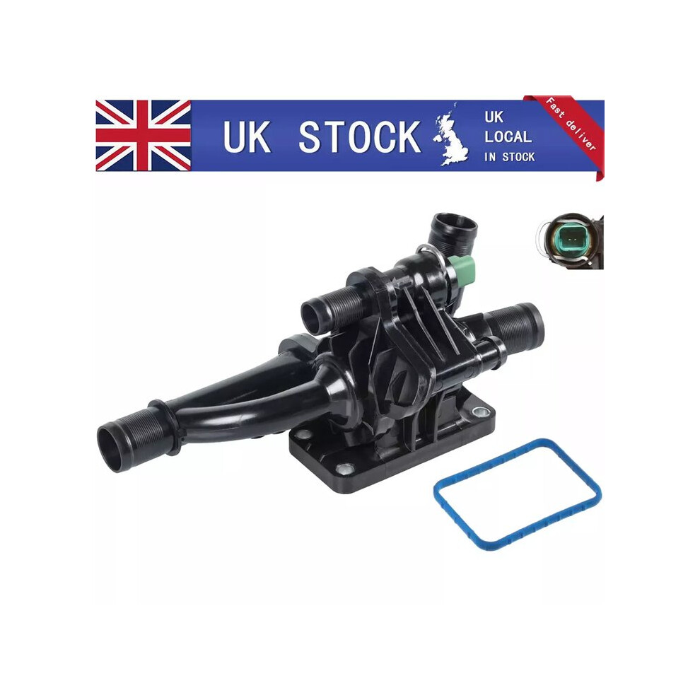 Improve Fuel Efficiency Engine Cooling Component, Extend Service Life Coolant Thermostat Housing Replacement, High-Quality Materials For Ford Focus 9483153240966