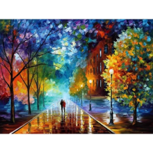 DIY Paint By Numbers For Adults, Abstract Canvas Paintings Contemporary Colorful Wall Art Kit With Magnifier Brushes And Acrylic Paint, Unframed