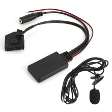 Adaptér do auta s Bluetooth Hudobný AUX modulom Hands-Free Volanie Mikrofón Kompaktný dizajn Jednoduchá inštalácia Plug and Play
