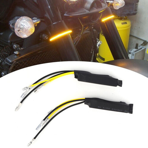 LED-Blinkeradapter für Motorradblinker stabilisiert die Blinkfrequenz der LED-Blinker, Widerstandsstecker für Motorradblinker 1