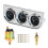In1Triple Auto Gauge Meter Kit Ταμπλό Βολτόμετρο Θερμοκρασία Νερού Πίεσης Λαδιού για 8