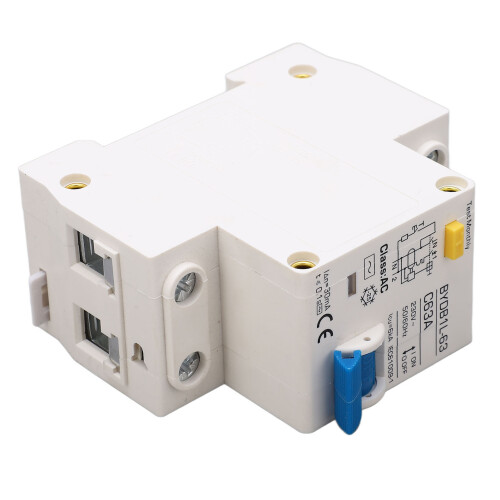 Leckageschutz-Luftschalter 63A 30mA 6KA 1P+N 1
