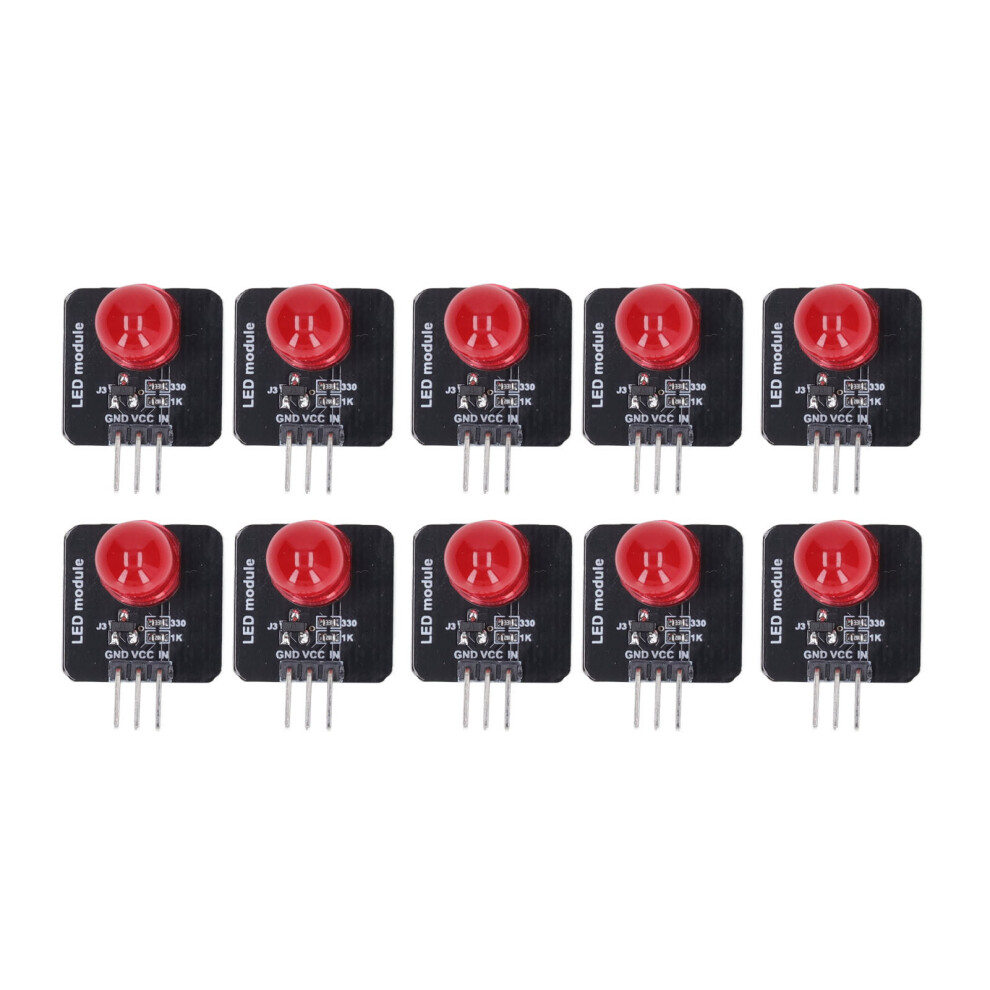 10 Stück LED-Modul 10 mm 3,3 V-5 V Dekorative