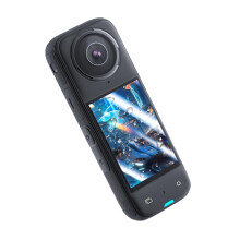 Inst360 X4 HD Tempered Glass Screen Protector Full Screen Cover Waterproof And Oil Resistant 4 Pack Sports Camera