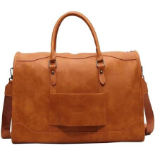 Leather Slim Briefcase Crossbody Messenger Bag 44cm x 17cm x 26cm for Business Work Attache Laptop Case