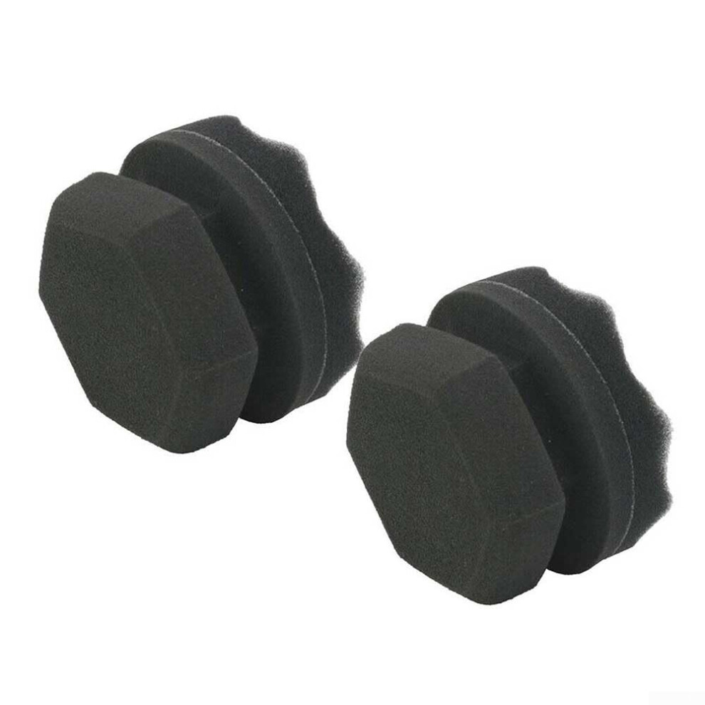 Car Wax Applicator Pads And Tire Dressing Sponge Set, Scratch, Ergonomic, Reusable, 8Cm 9382693448040