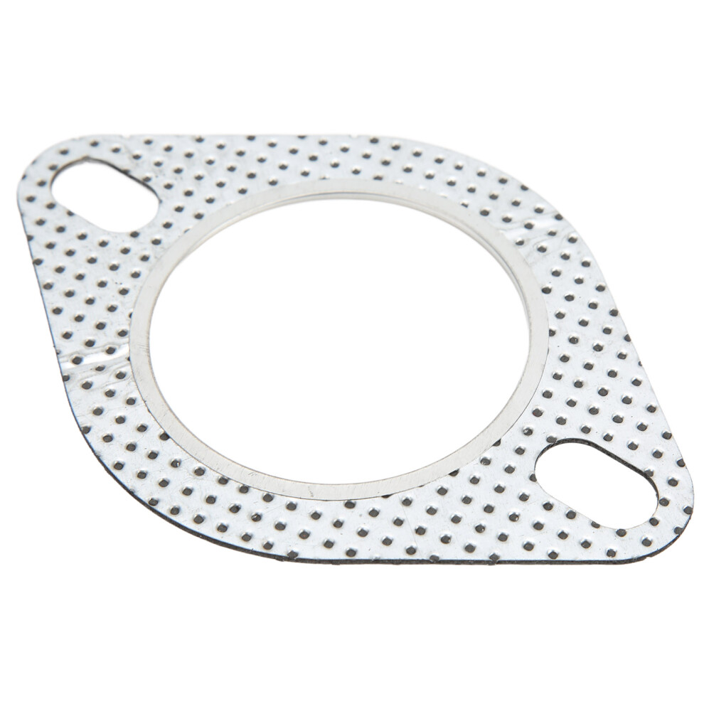 2.25In Universal Exhaust Gasket Reinforced Metal 2 Hole Flange Turbo Vehicle 4621376544835