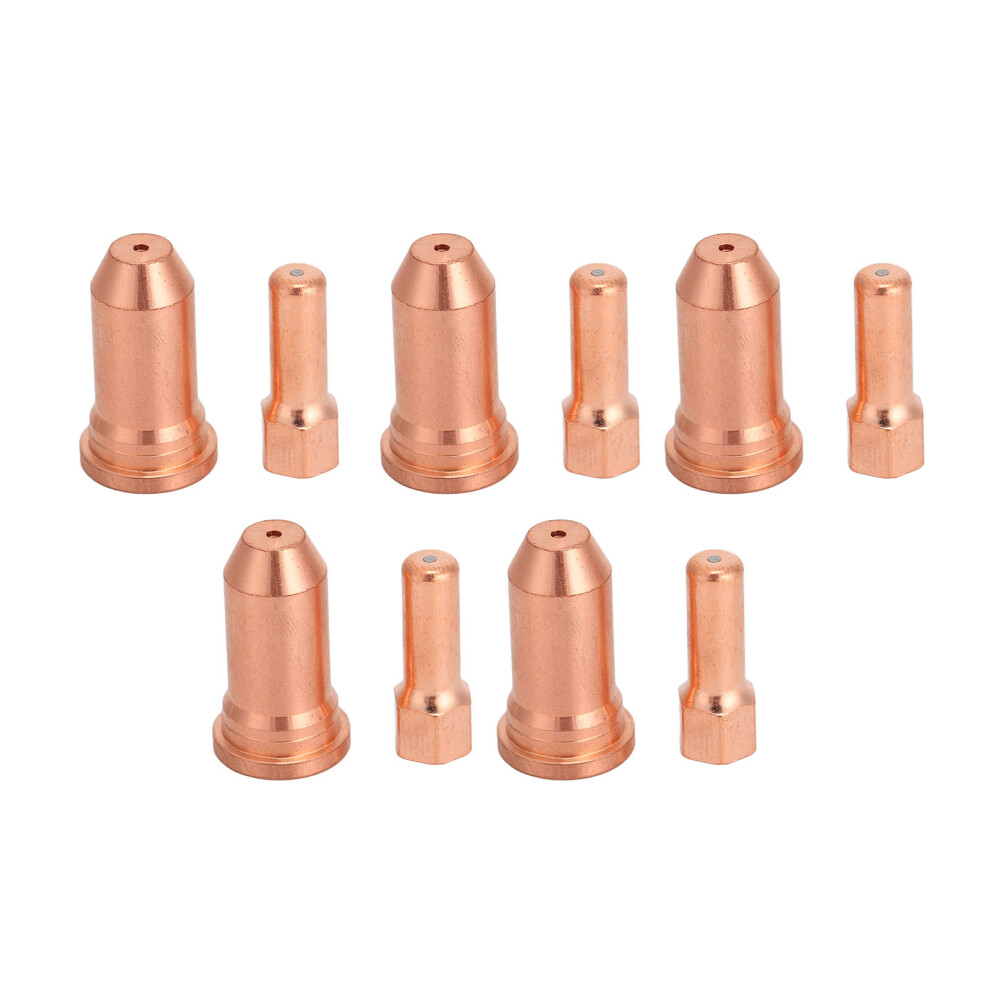 Plasma Cutting Torch Consumables 10Pcs Electrode Tip 1.5Mm Nozzle Pt100 8451376545404