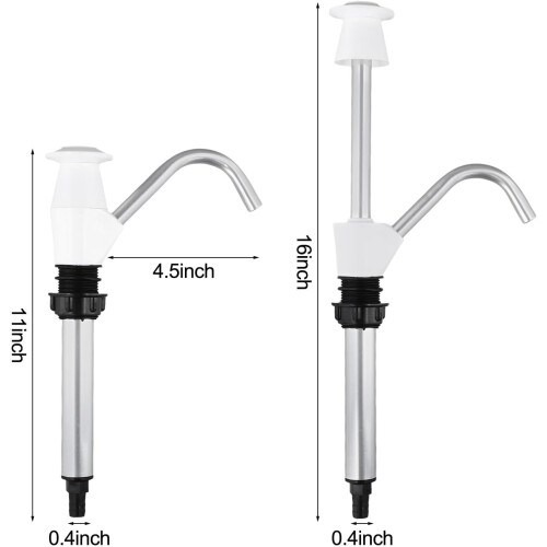 Caravan Hand Pump Tap with Self Priming Function for RV Sink and Boat, Quick Installation, White 1