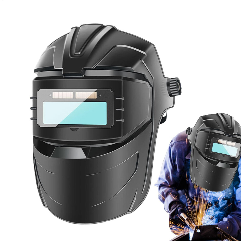True Colour Welding Mask Auto Darkening Helmet Solar Powered Eye Protection Adjustable, Lightweight, Shade Range 913 9382693448859