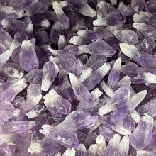 Natural Raw Amethyst Crystals 100g Unpolished Healing Stones for Reiki and Energy Balance