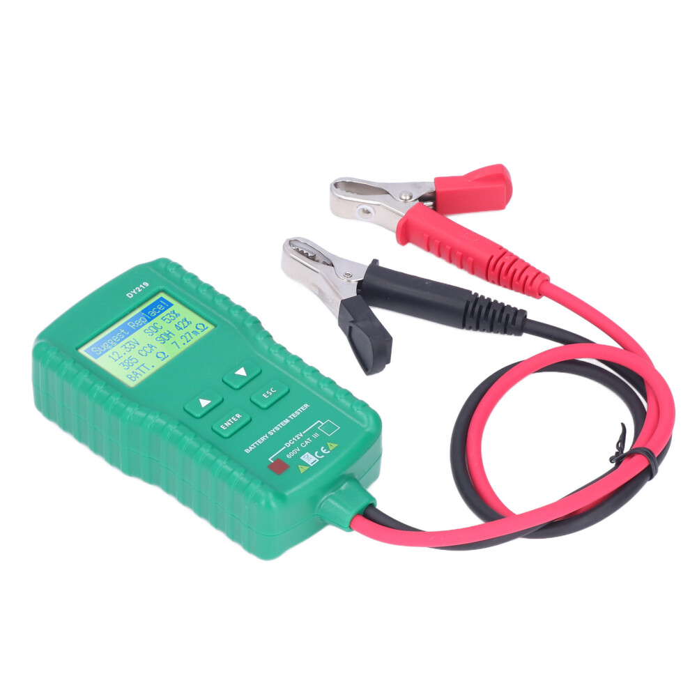 Dy219 12V Car Battery Load Tester Digital Analyzer For Auto & Motorcycle Batteries 8771376547063