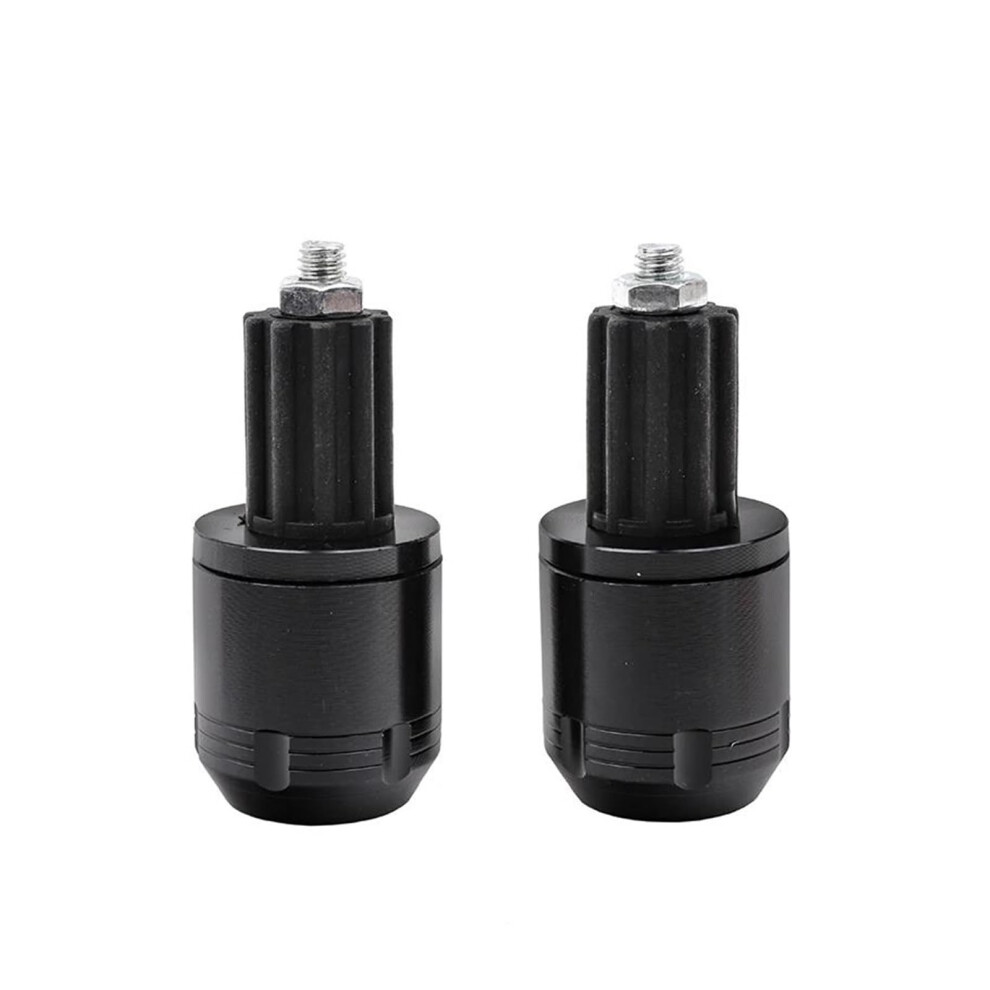 Universal 7/8' 22Mm Motorcycle Handlebar End Caps AntiâVibration Grip Plugs For Suzuki Black 9382693449047