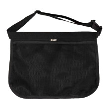 Tennis Ball Waist Bag With Oxford Fabric, Adjustable Mesh Pocket, Travel Multipurpose Fanny Pack, 2Pack Black
