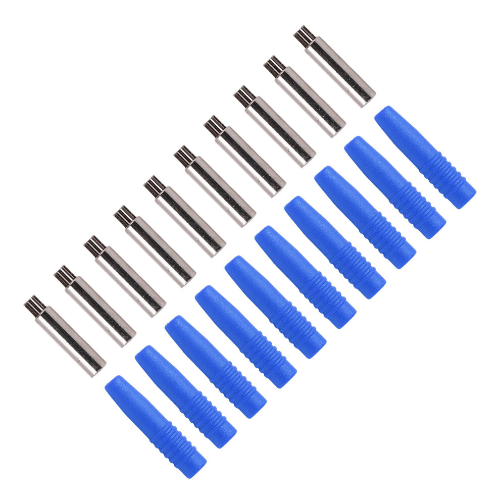 10Pcs Blue 2Mm Banana Plug Coupler For Testing Equipment, Model M1020m 3391376548959