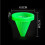 Automatic Fish Feeder Cone Shape Aquarium Worm Dispenser with Secure Suction Cup 7cm White 2