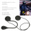 M5H 250mAh schwarzes Helm-Bluetooth-Headset 20-30m 6