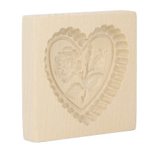 High Quality Wood, Engraved Embossing Cookie Molds with Durable Natural Beechwood Build for Repeated Baking Use, Non-Stick Baking Molds with