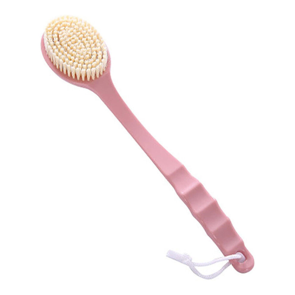 Back Scrubber for Shower, Exfoliating Body Brush with Long Handle for Back Massage and Dead Skin Removal, Gentle on Skin Medium-Hardness Bristles