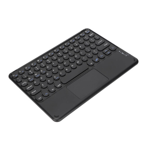Teclado Bluetooth sem fio com touchpad, portátil, fino e recarregável, de 10 polegadas, com touchpad multitoque integrado para iPad e Android. 1
