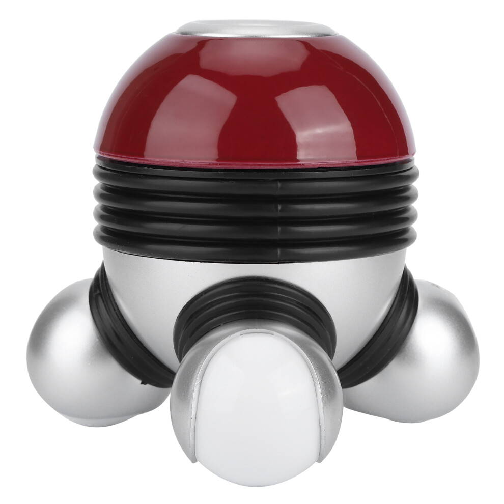 Light Mini Handheld Vibrating Massager With Led Low Noise Body Massager For Portable Stress Relief Ergonomic Design Handheld Massage Device For Home