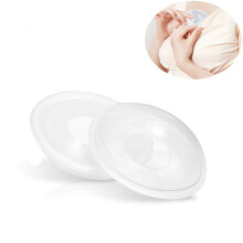 Copas recolectoras de leche para la lactancia materna, copas de silicona suave sin BPA, ajuste cómodo, reutilizables, diseño con ventilación,