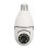 Wireless 1080P Bulb Security Camera 360 Pan Night Vision for Home 13