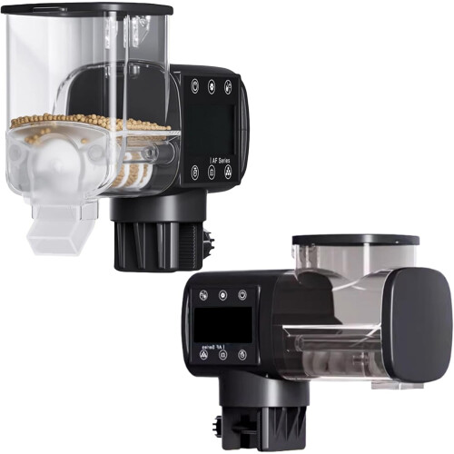 Automatic Fish Feeder with Timer for Aquariums, Large Capacity, Quiet Motor, Easy Install AF250 2