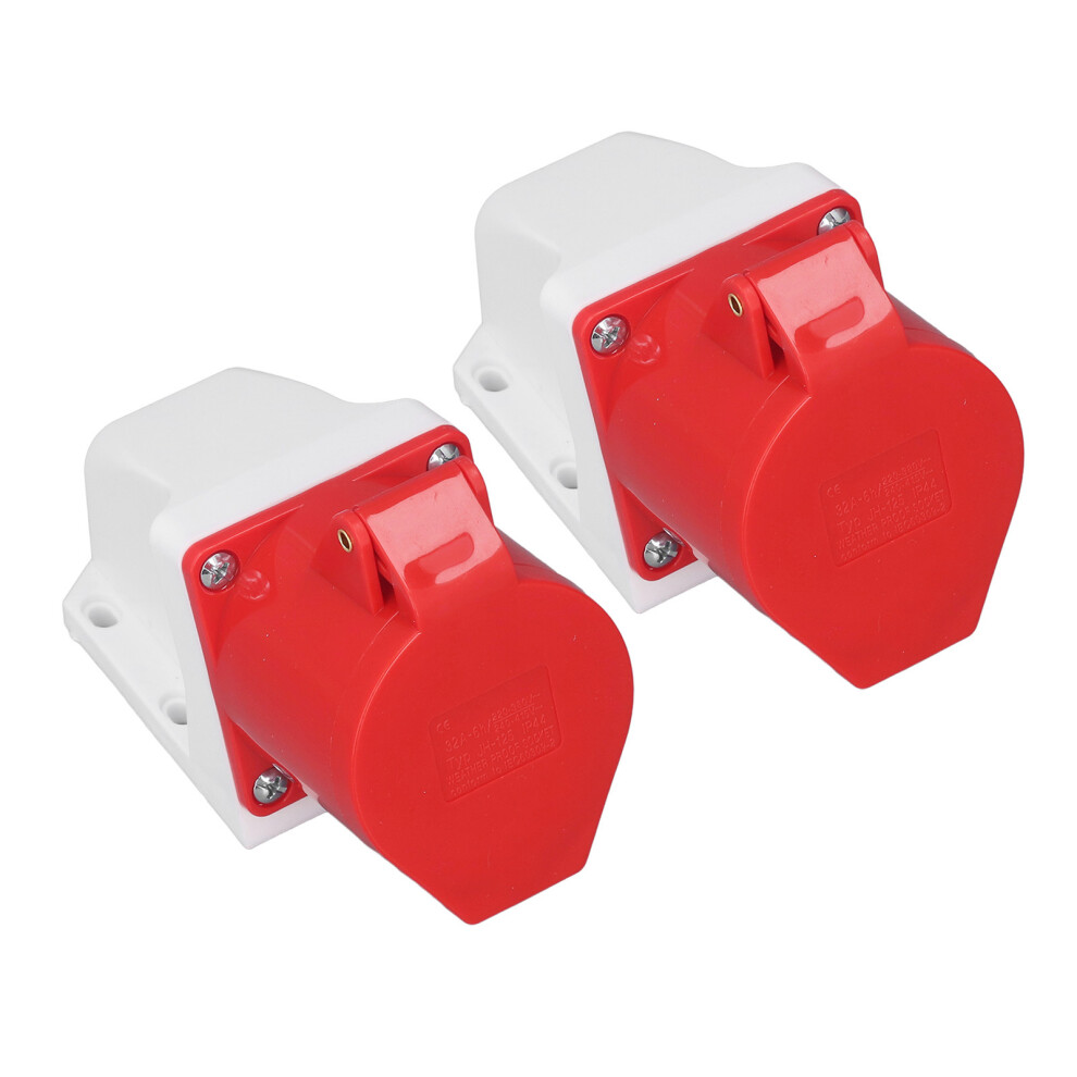 Industrial 5Pin Ip44 Waterproof 32A 220-380V 3-Phase Socket 7651376551066