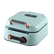 Electric Grill and Baking Pan DualSided Heating with Independent Temperature Control, 180 Flat Plate, Green