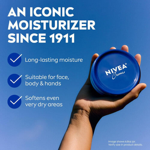 NIVEA NIVEA Creme Face and Body Moisturizer 16 Oz Jar 2