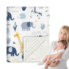 Baby Cot Blanket Soft, Warm Travel Blanket For Baby, Car Seat, Cradle, Camping Cozy On The Go