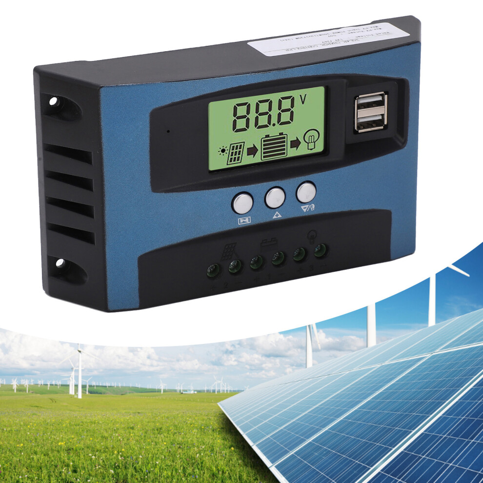 12V/24V Solar Charge Controller 50A Mppt Lcd Display Regulator 4691381481111