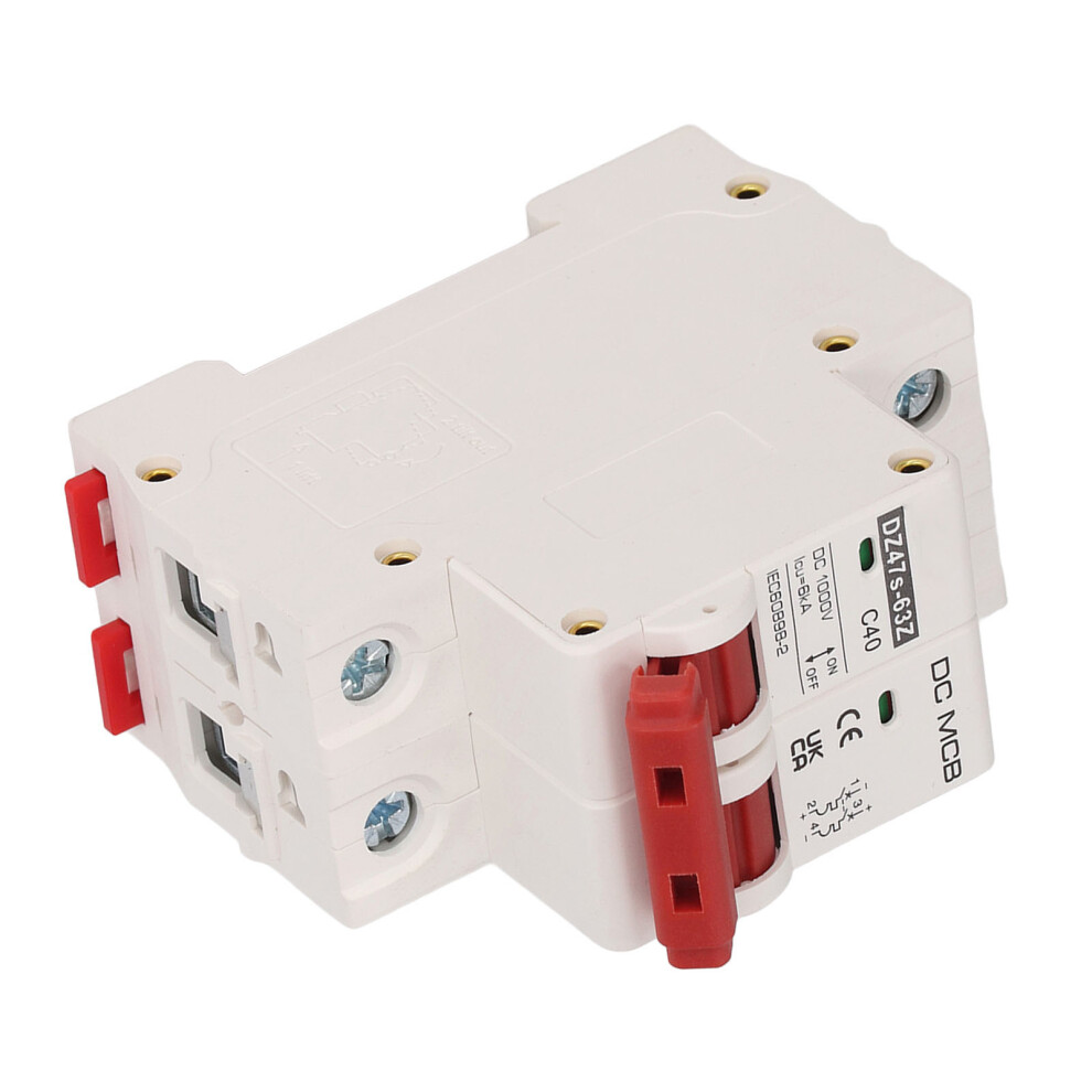 Dz47s-63Z 40A Dc 1000V 6Ka Circuit Breaker Protection Switch 7681380609927