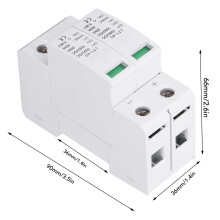Überspannungsschutzgerät, 2P, flammhemmender