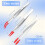 6Pcs Tweezers with Rubber Tips Set Soft PVC Coated 8