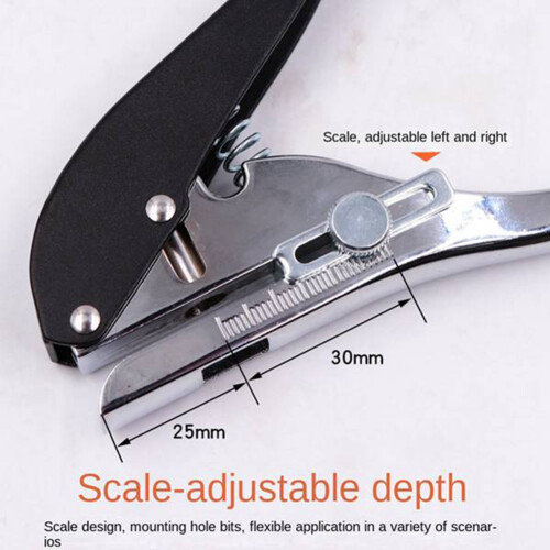 2Pcs Woodworking Tool Plier Card Hole Punch Set Pa 2