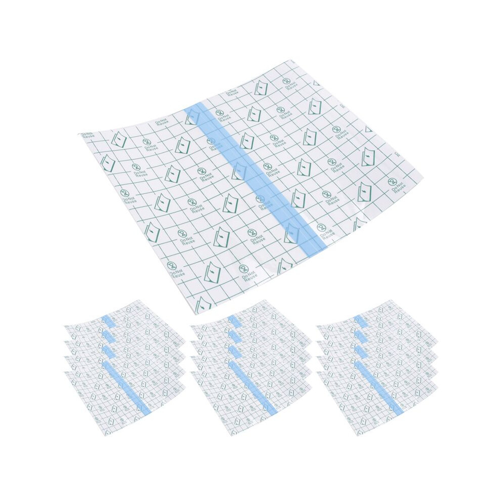 50 Pieces Shower Waterproof Patch Disposable Transparent Stretch Bandage Shield Cover for Tattoos Swimming Showering