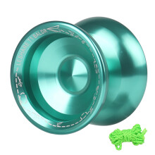 Yoyo Nicht Ansprechbar Yoyo Wettkampf Yo Yo, Legierungs Yo Yo für AnfäNger, Einfache ÜBung Tricks, mit SchnüRen, GrüN