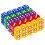 50Pack 14MM Translucent&Solid 6-Sided Game Dice for Board Games,Activity,Casino Theme,Teaching Math 1