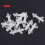 100PCS XLB Type Nylon PC Board Isolation Column Pcb Computer Spacer Double- Spacing Column Support, XLB-0406 6