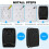 Key Box Wall Mounted Large Key Box Secure Waterproof Outdoor Key Box with 12 Code Rustproof  Heavy Duty Key 6