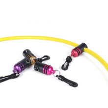 Scuba Diving Regulator Hose Holder Second Stage Octopus Retainer Clip Clamp Magnetic Adjustable Hose & Holder,Red