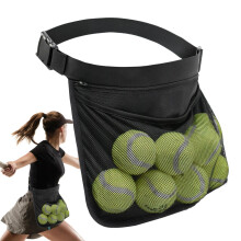 Tennis Ball Bands, Pickleball Waist Bag, Adjustable Ball Pouch, Oxford Cloth With Mesh Pocket For Tennis, Golf Balls