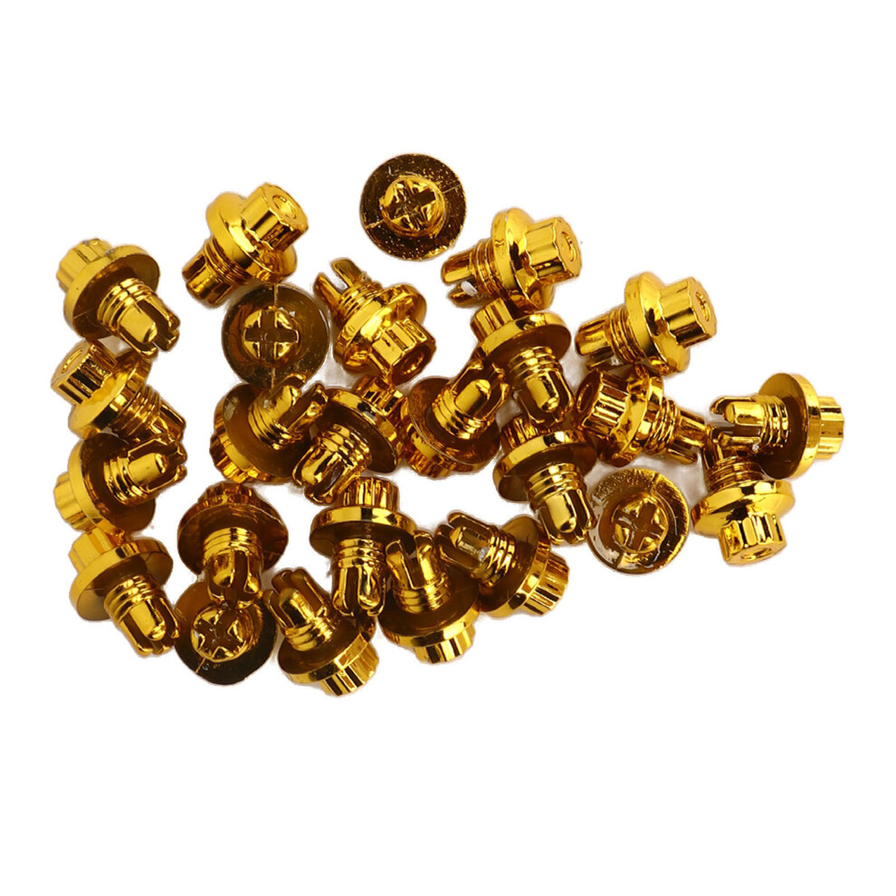 Ah Ds Series Gold Abs 25Pcs Wheel Rim Rivets - Enhance Your Ride 4651372920685